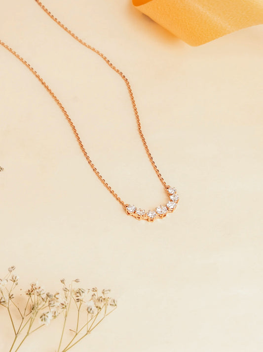 Aurora Seven-Stone Curve Necklace