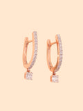 Iraaya Sparkle Drop Hoops
