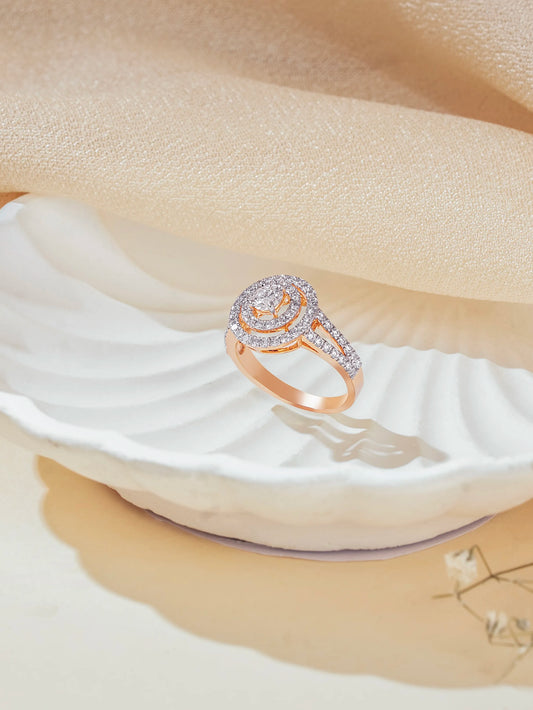 Forever Halo Lab-Diamond Ring