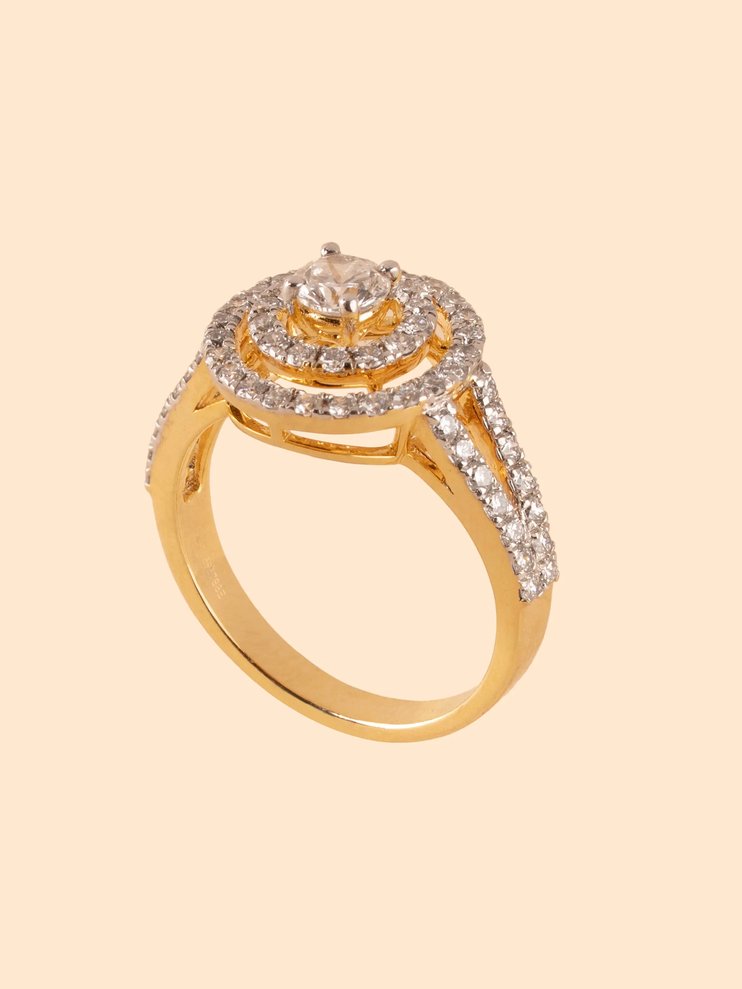 Forever Halo Lab-Diamond Ring