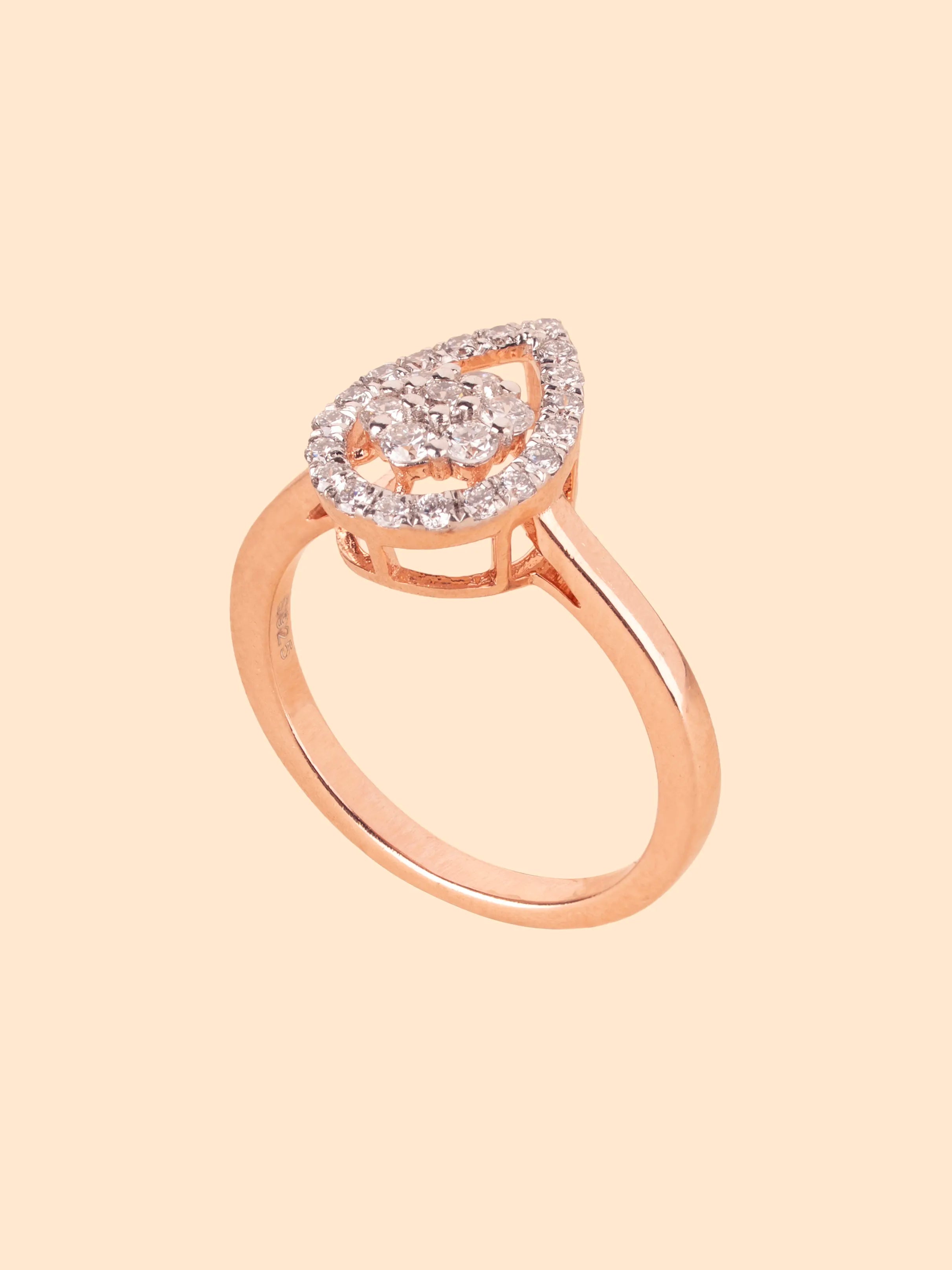 Midnight Pear Spark Ring
