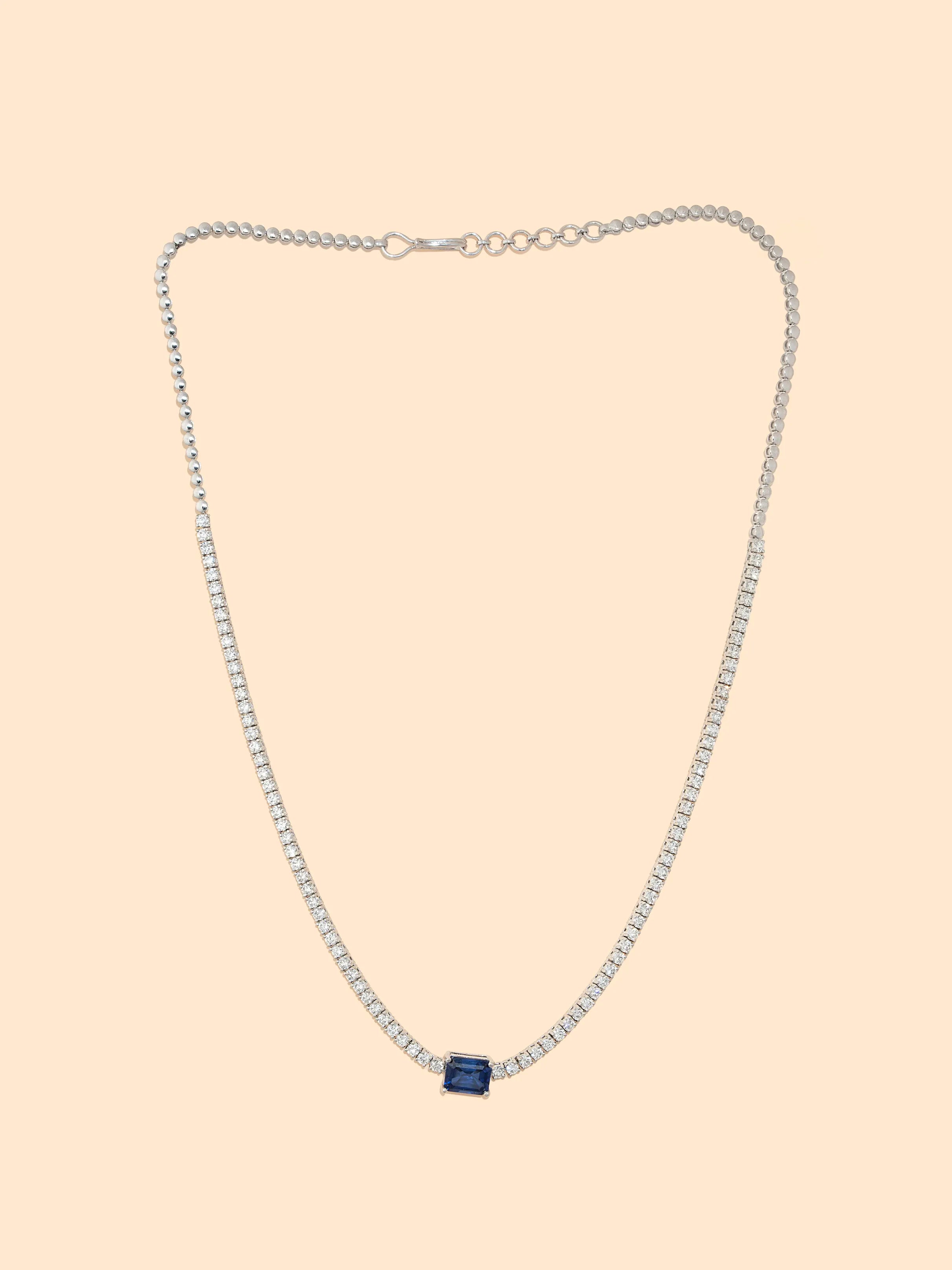 Midnight Aurora Tennis Necklace