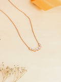 Aurora Seven-Stone Curve Necklace