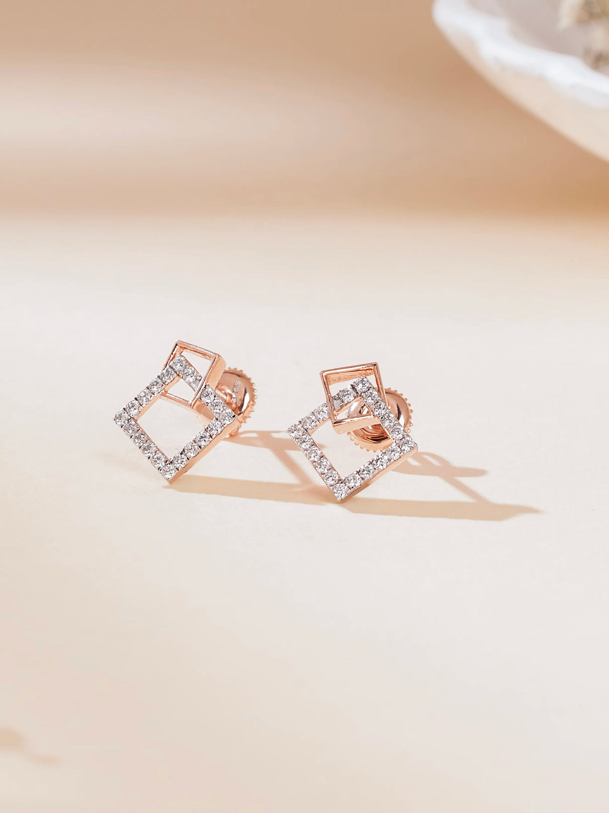 Iraaya Dazzle Squares Studs