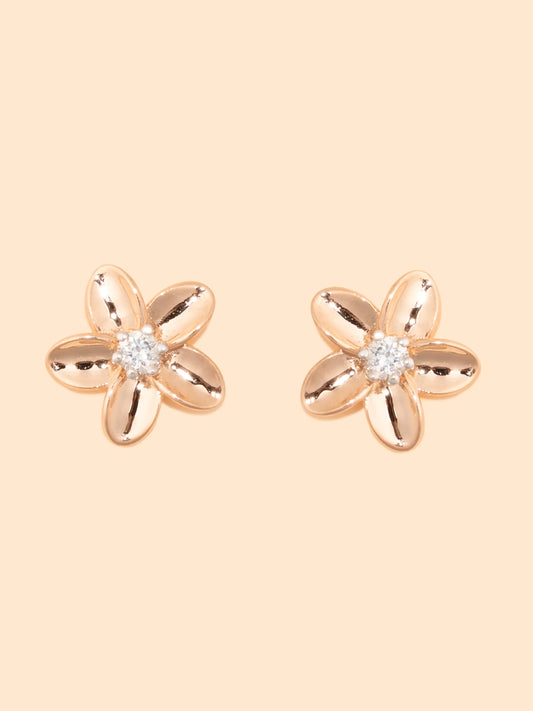 Blossom Petal Diamond Studs