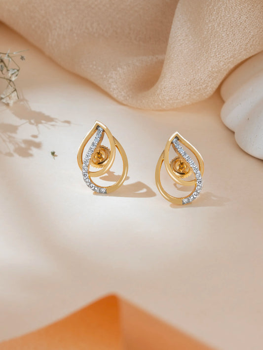 Stardrop Wave Studs