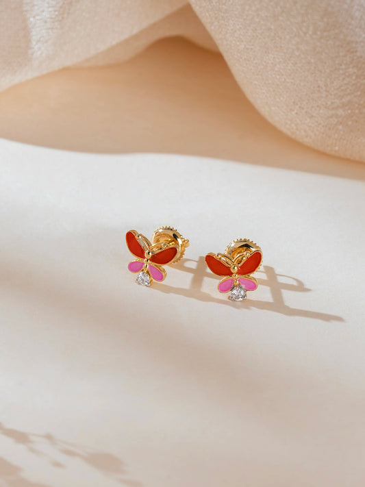 Butterfly Blush Kids Studs