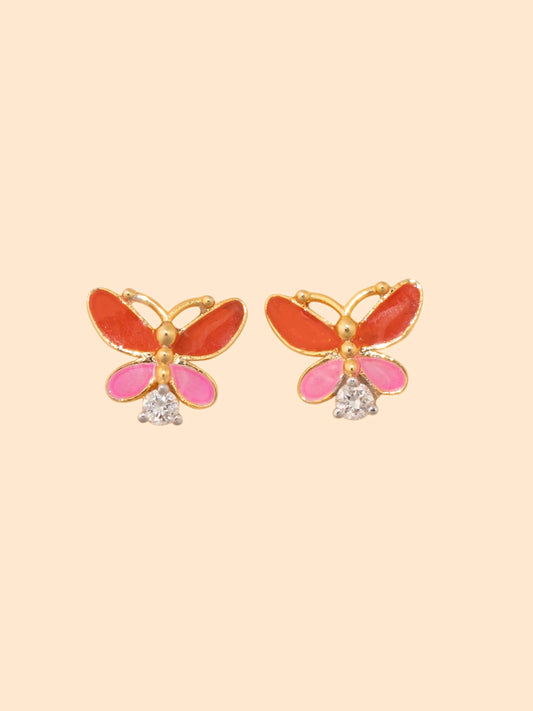 Butterfly Blush Kids Studs