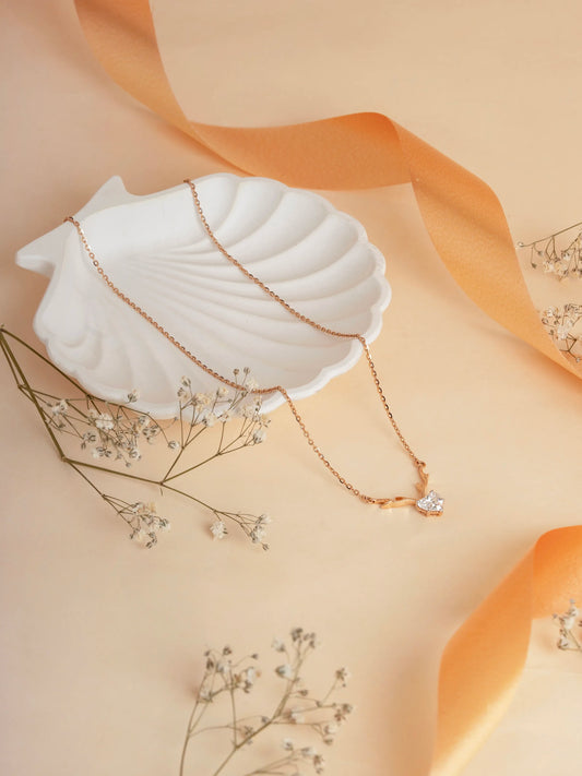 The Eternal Heart Solitaire Necklace