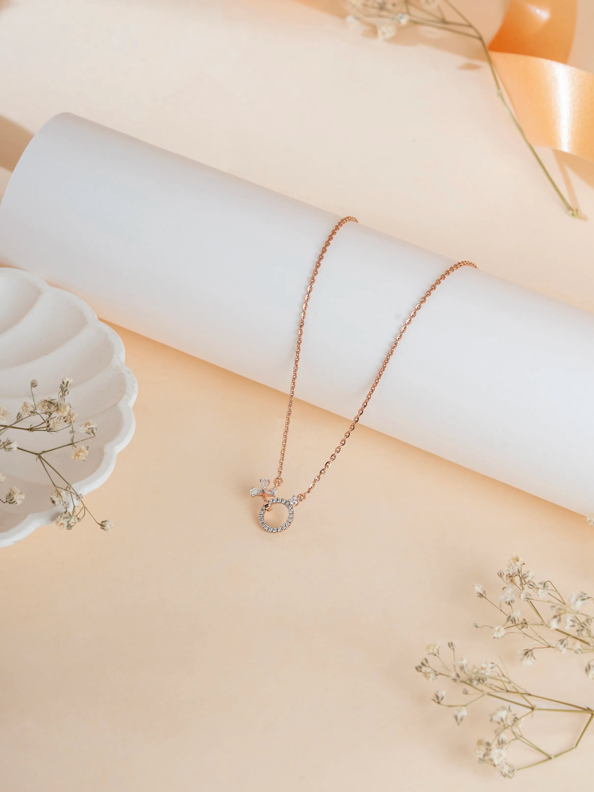 The Mini Sparkle Loop Necklace