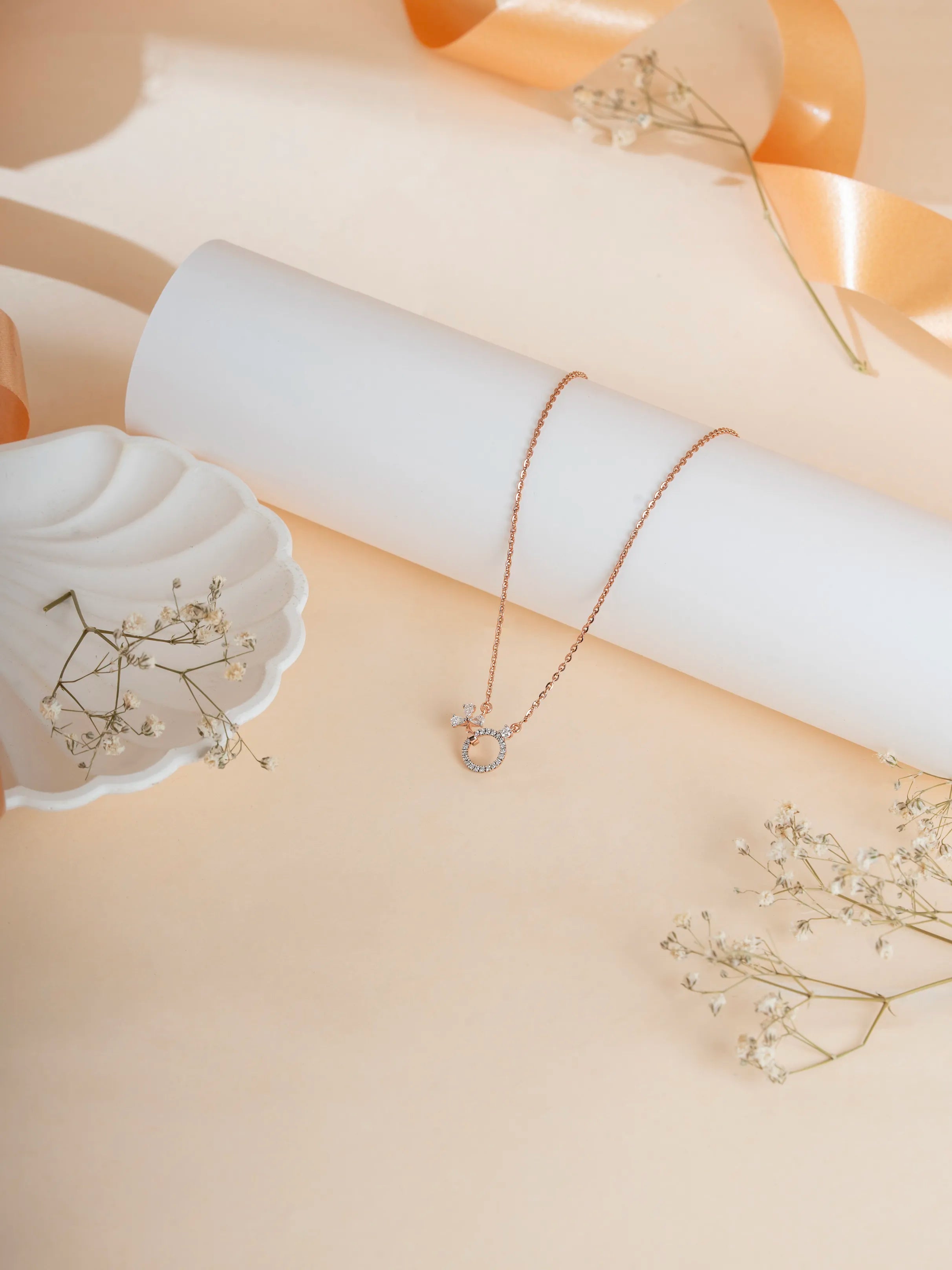 The Mini Sparkle Loop Necklace