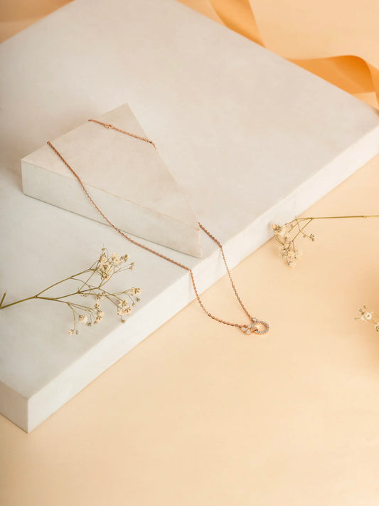 The Mini Sparkle Loop Necklace