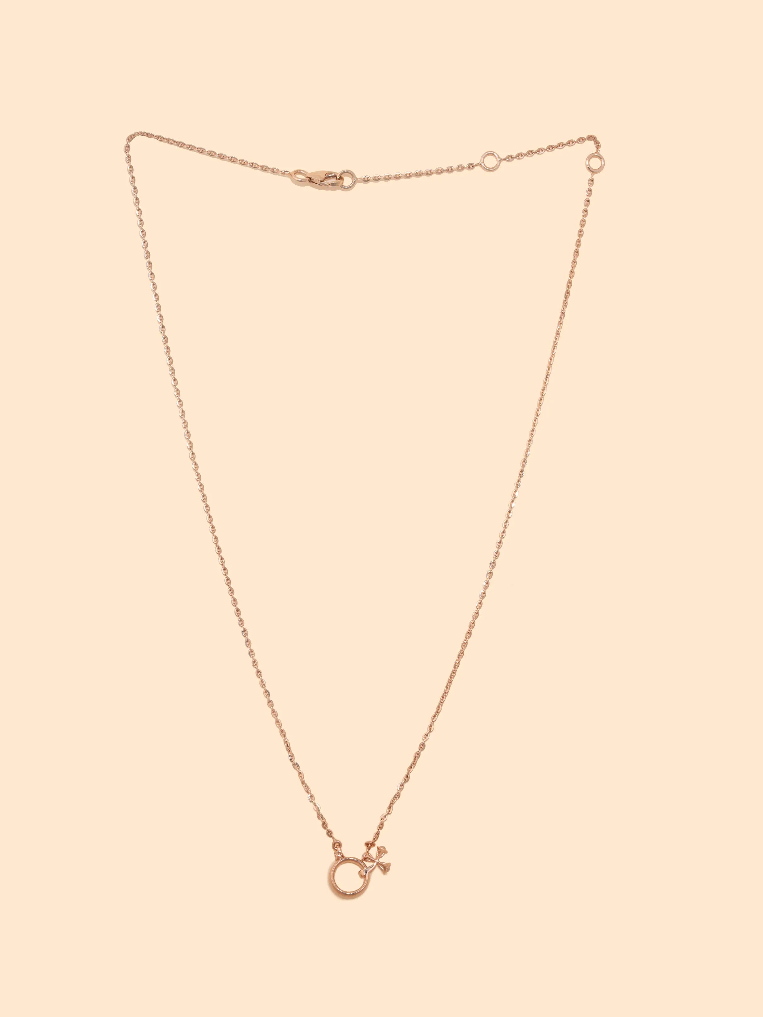 The Mini Sparkle Loop Necklace